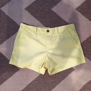 GAP size 2, light lime green/yellowish shorts